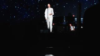 Luz Casal en su concierto en el Monte de San Pedro de A Coruña