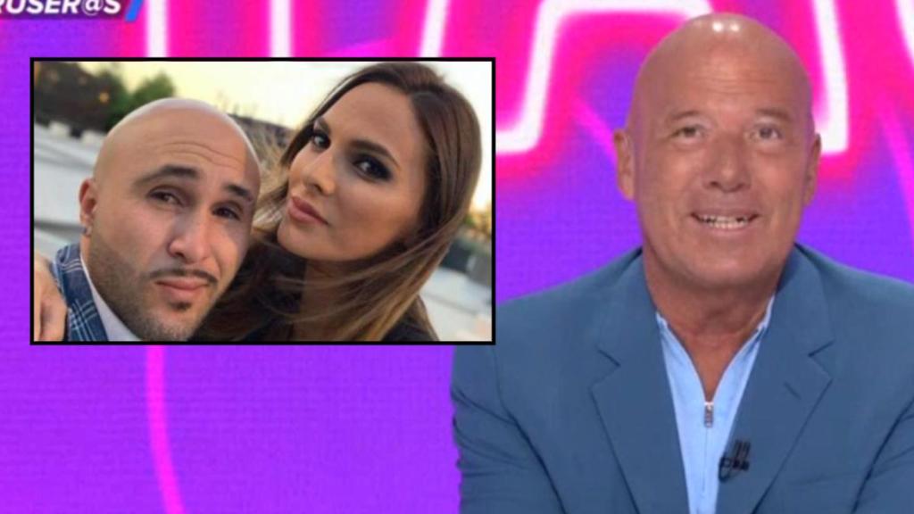 Alfonso Arús, Kiko Rivera e Irene Rosales, en un fotomontaje realizado por BLUPER.