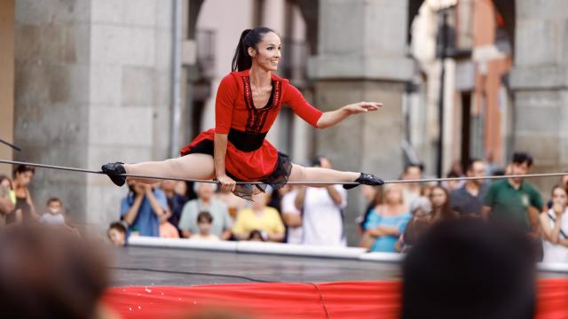 Imagen de una pasada edición del festival Cir&Co en la ciudad de Ávila
