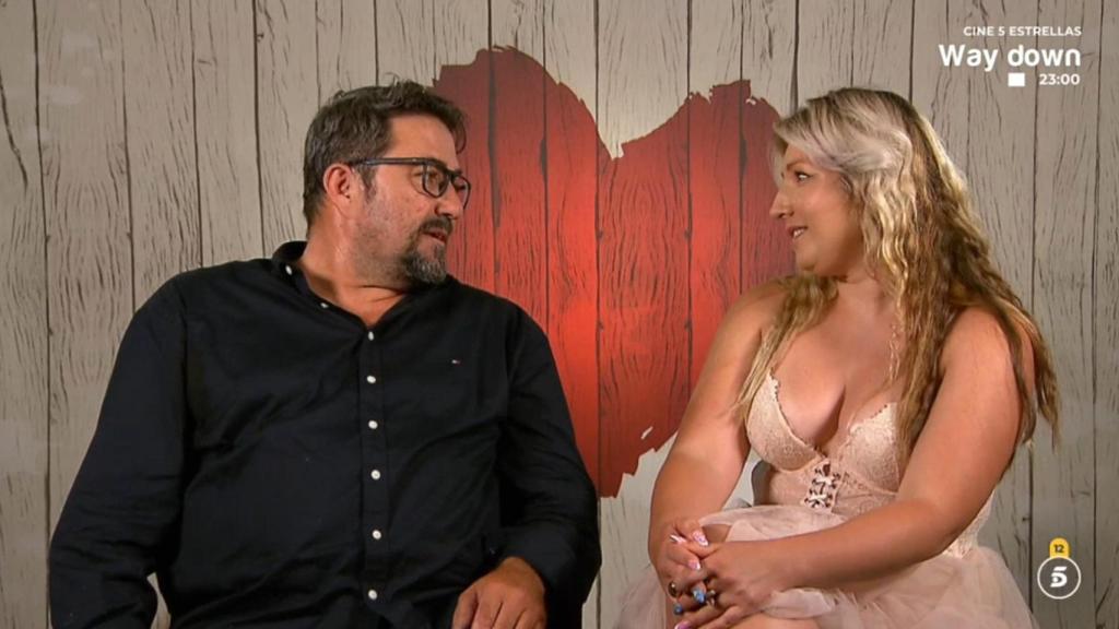 Luis y Anna en 'First Dates'.