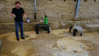 Un nuevo mosaico hallado en Écija corrobora el lujo, la ostentación y la riqueza de Roma