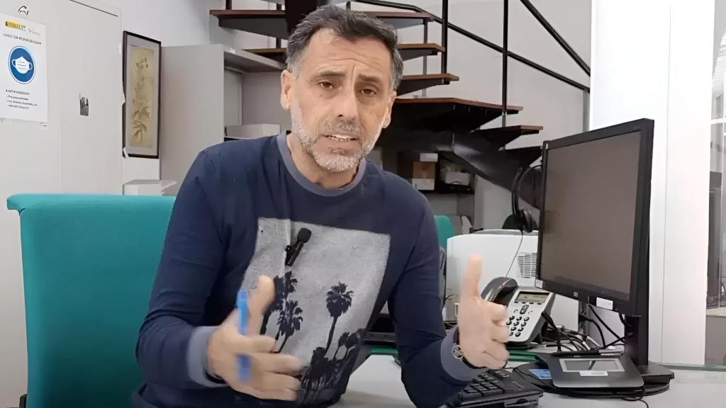 El funcionario de la Seguridad Social Alfonso Muñoz (captura).