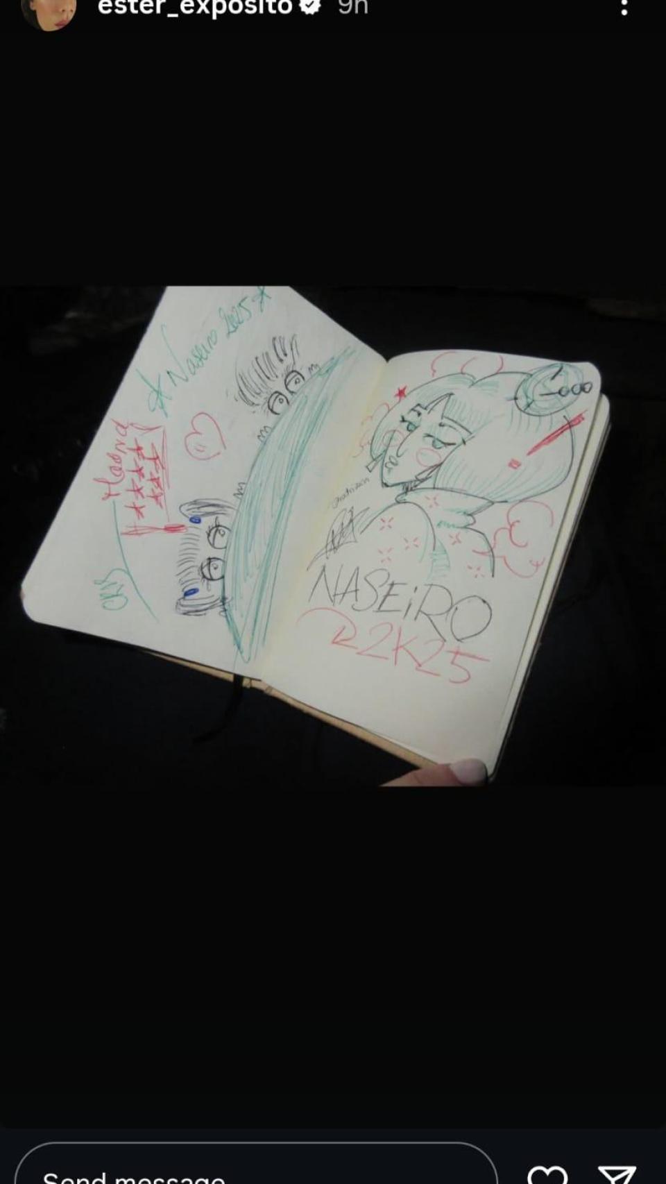 Story de Ester Expósito