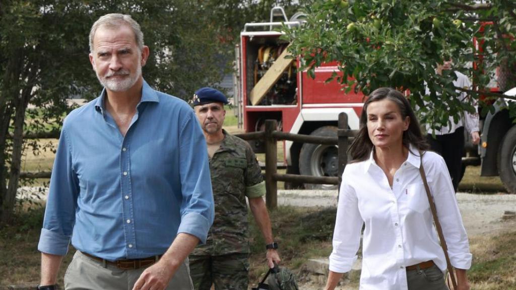 Felipe VI y Letizia, en Zamora este miércoles, 27 de agosto.
