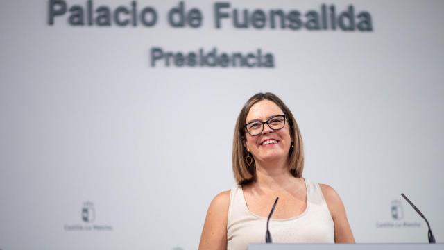 Esther Padilla, consejera portavoz del Gobierno de Castilla-La Mancha.