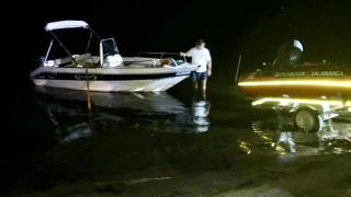 Rescate en el pantano de Almendra