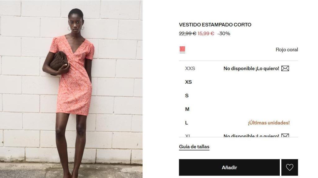 Vestido estampado corto. REF. 17061184