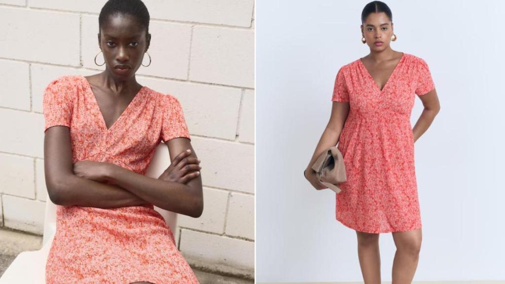 Vestido estampado corto. REF. 17061184