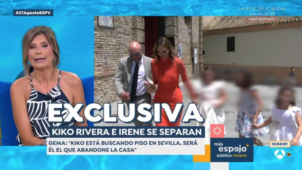 Gema López en 'Espejo Público'.