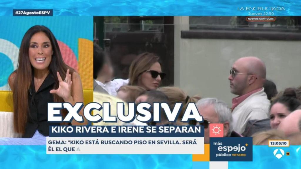 Isabel Rábago en 'Espejo Público'.