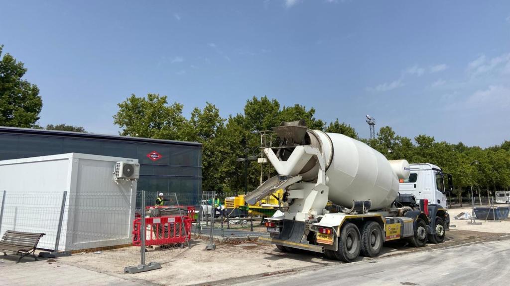 Obras en la línea 7B