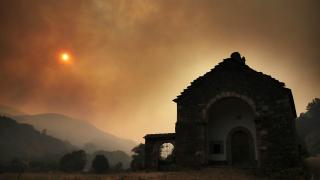 Imagen del incendio en Fasgar