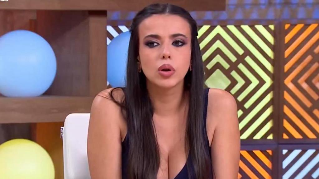 Sarah Santaolalla, en un programa de RTVE.