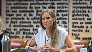 La vicepresidenta tercera y ministra para la Transición Ecológica y el Reto Demográfico, Sara Aagesen, este miércoles en el Senado.