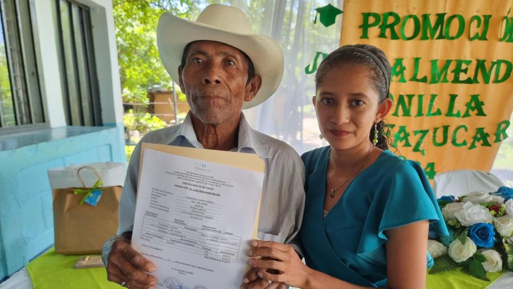 Beneficiario del Proyecto ALFAZUCAR de la OEI en Honduras.