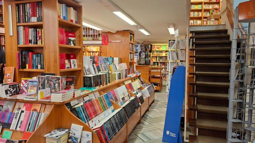 Interior Librería Rayuela.