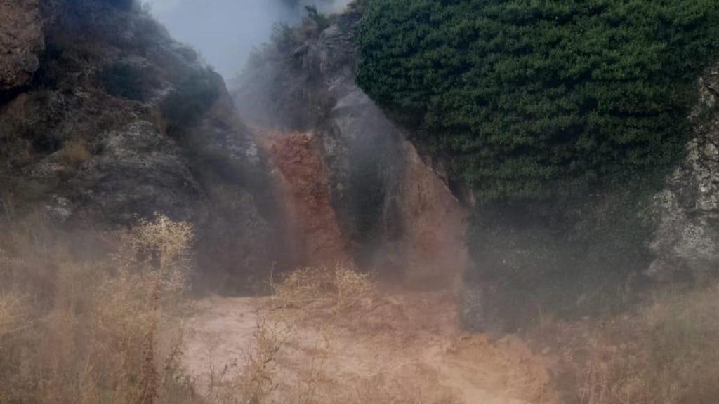 Barranco en Aguilón (Zaragoza).