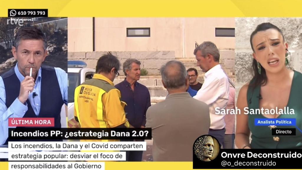 Sarah Santaolalla y Javier Ruiz.