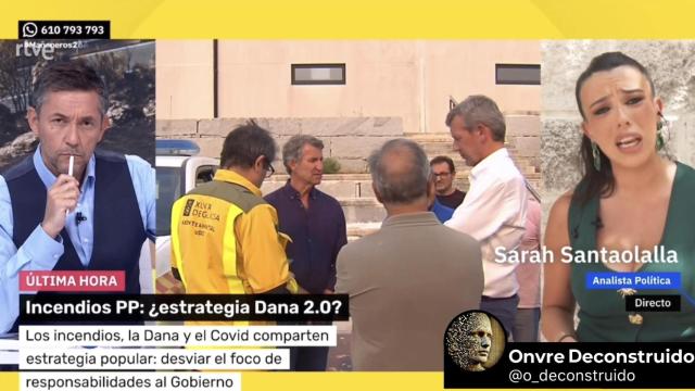 Sarah Santaolalla y Javier Ruiz.