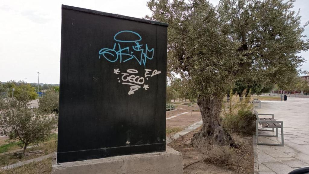 Grafiti Parque del Agua.