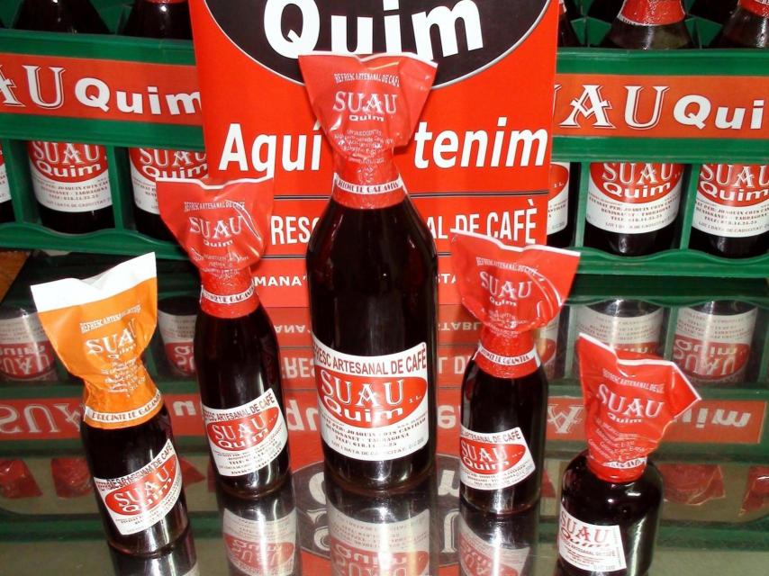 Las botellas de Suau Quim.