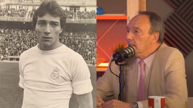 Imagen de Javier Castañeda en el Real Madrid y hoy en día.