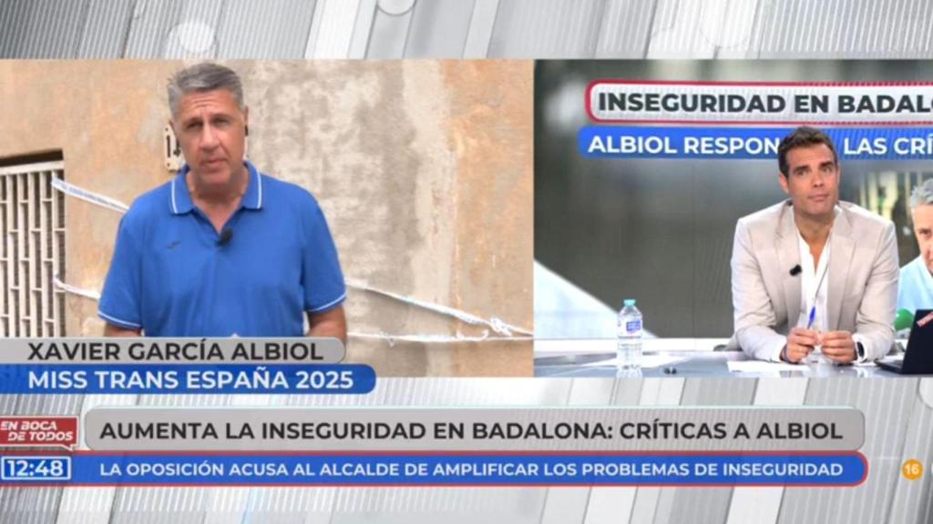 Xavier García Albiol y David Aleman.