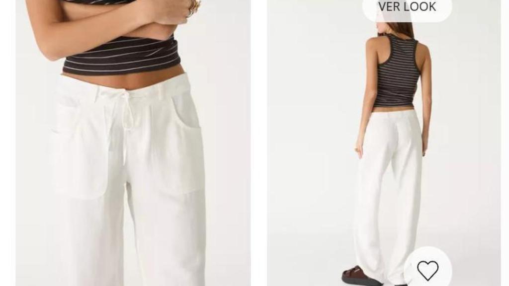 Pantalón lino. REF. 7257/450/003