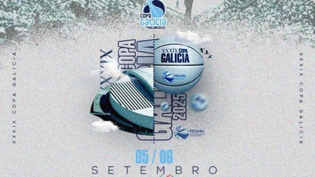 Cartel de la XXXIX edición de la Copa de Baloncesto Senior