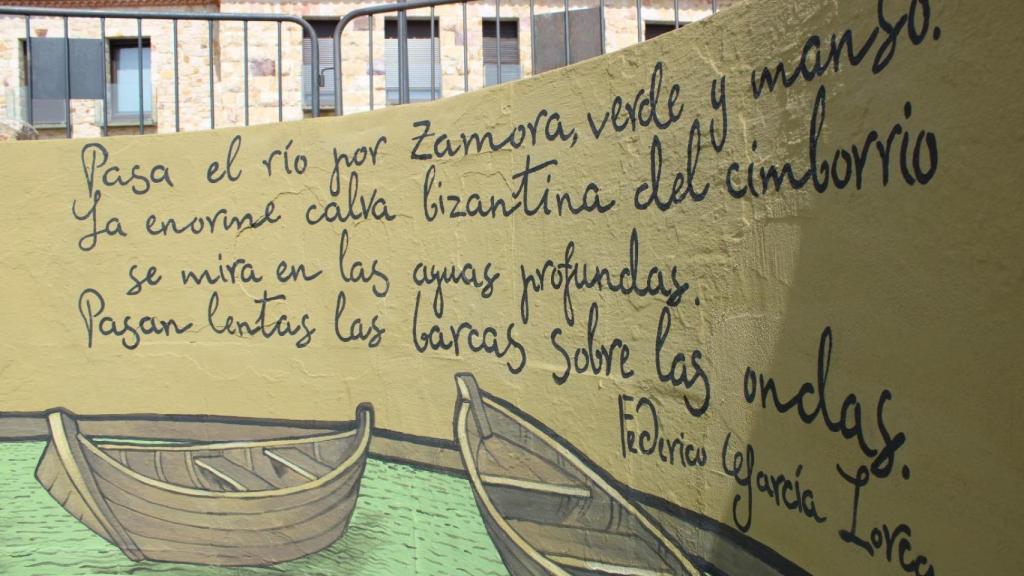 Nuevo mural dedicado a Federico García Lorca en Zamora