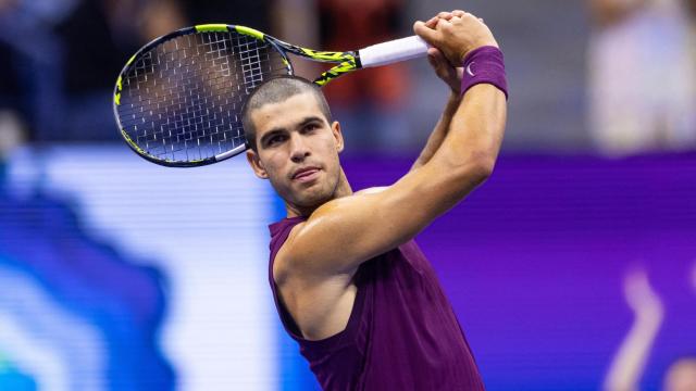 Carlos Alcaraz, en el US Open