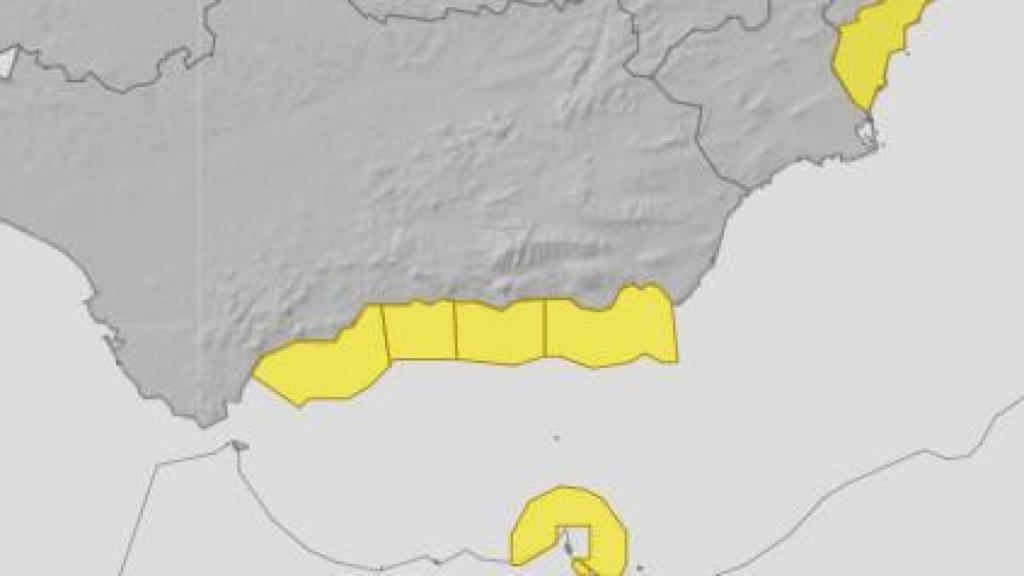 Aviso amarillo en Málaga por fenómenos costeros.