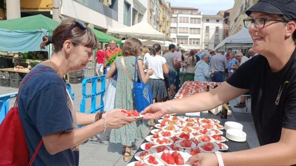 Sábados con Sabor tomate Rosa.