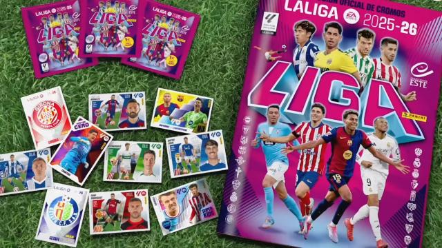 Cromos de fútbol de la liga española