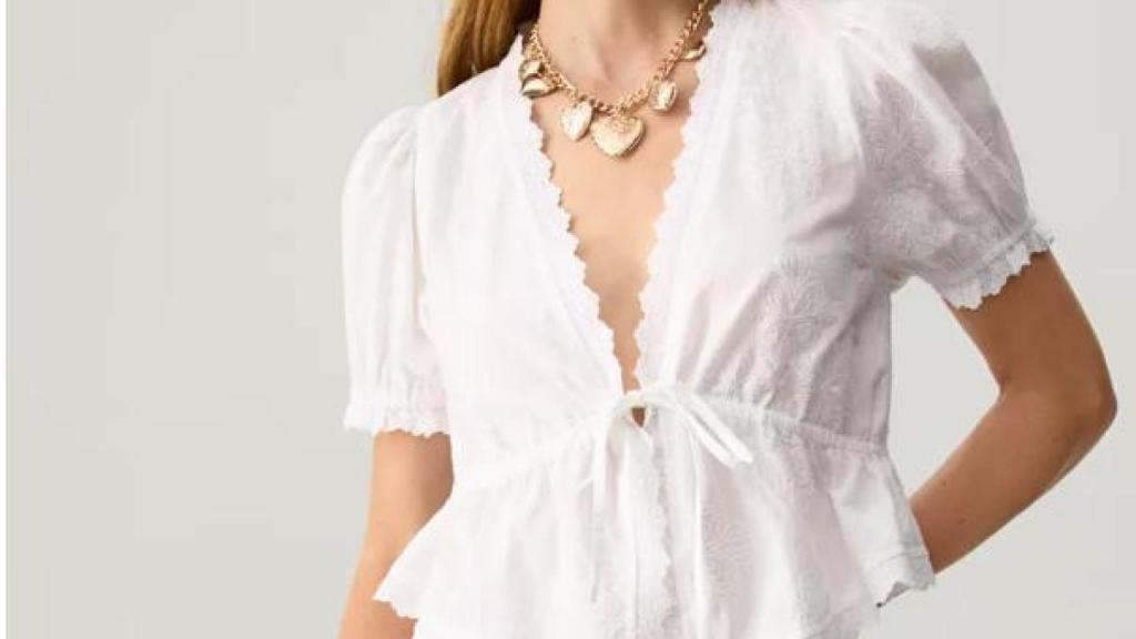 Camisa bordada. Ref: 5904/302/250