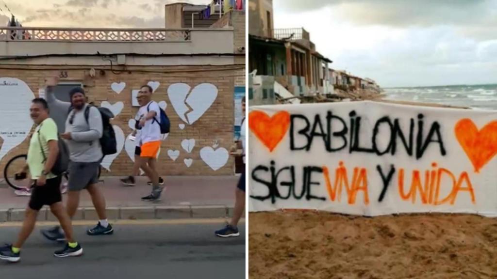 Vecinos de Guardamar del Segura comienzan el camino hasta Alicante.