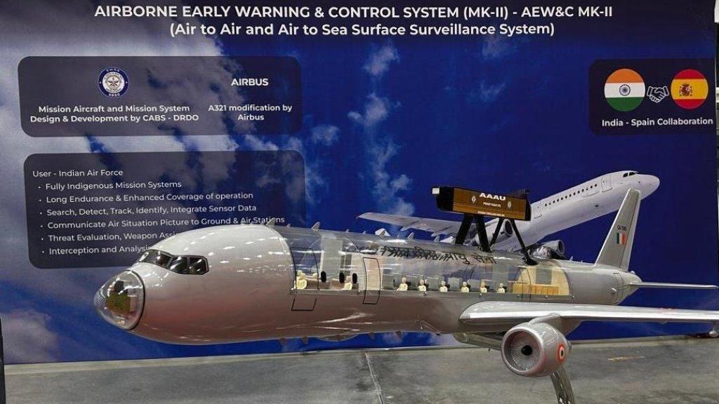 Maqueta de la aeronave