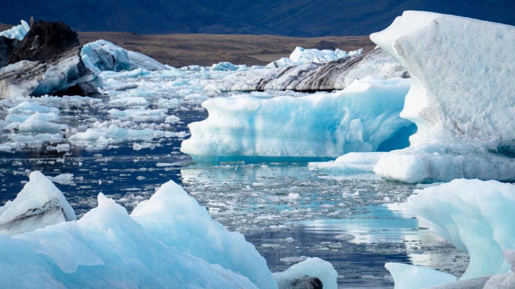 La laguna glaciar de Jökulsárlón en Islandia.