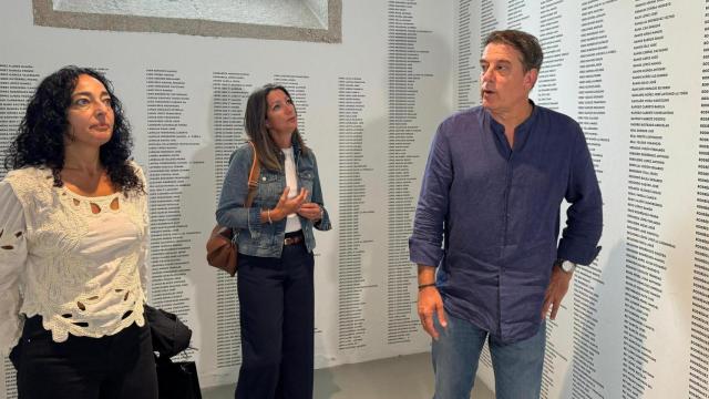 Gómez Besteiro en su vista a O Vello Cárcere de Lugo, a 28 de agosto de 2025.