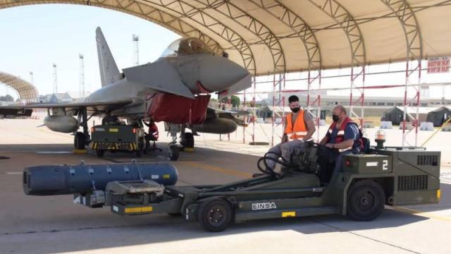 Un designador láser Litening 5 israelí por ser montado en un Eurofighter español