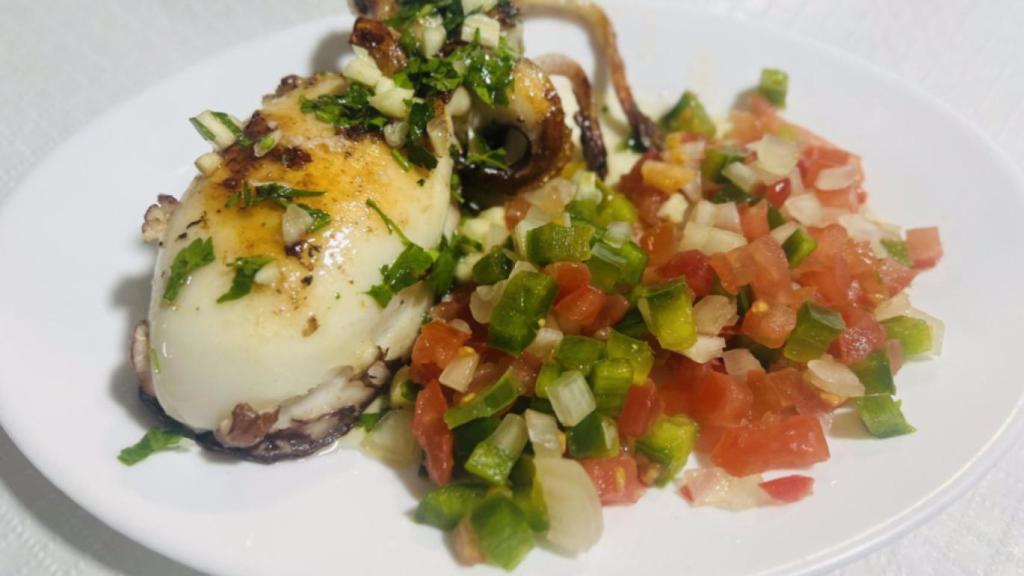 La sepia a la plancha de La Cantina de Titi.