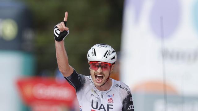 El australiano Jay Vine, ganador de la 6ª etapa de La Vuelta.