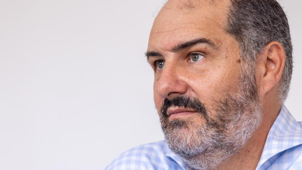 José Manuel Velasco, en un momento de la entrevista.