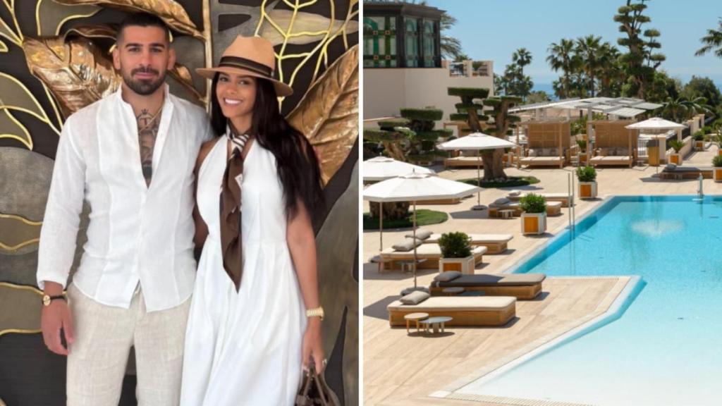 Ilia Topuria y su pareja en el Hotel ZEM de Altea.