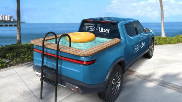 Uber ofrece alquilar un coche con piscina en Miami por tiempo limitado