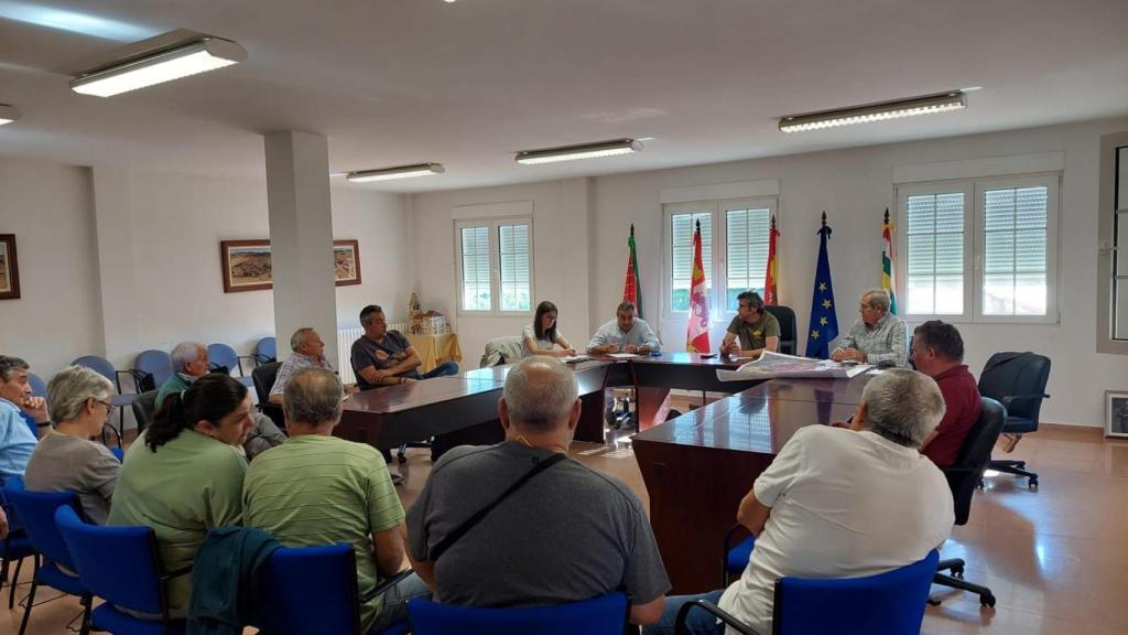 Reunión del Itacyl en Santibáñez de Vidriales