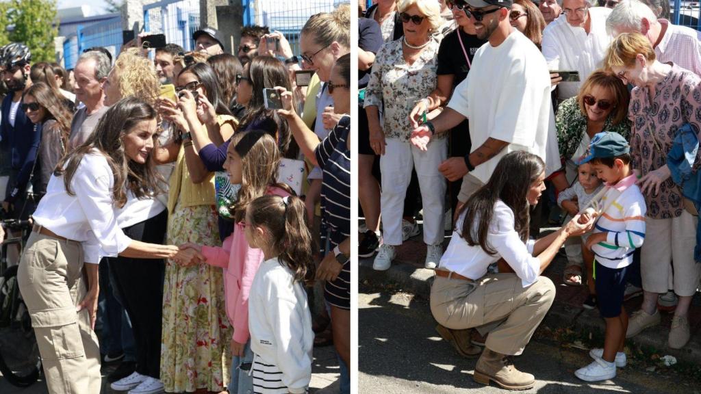 La Reina, con pequeños vecinos de Verín.