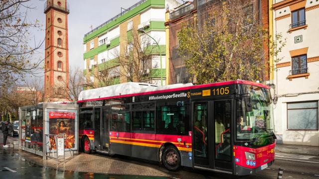 Imagen de archivo de un autobús de Tussam.
