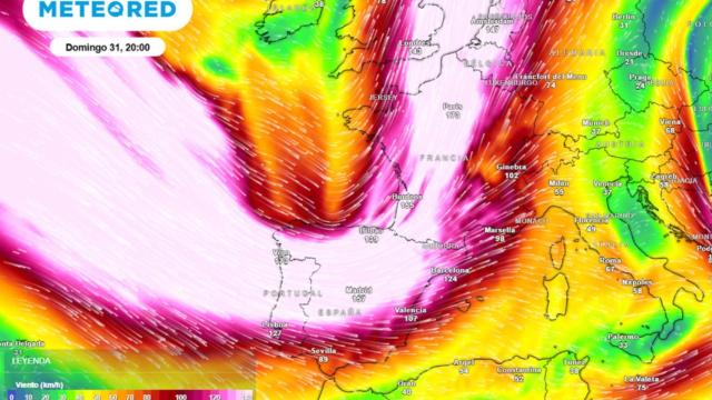 El efecto de la vaguada y el aire polar sobre España. Meteored.