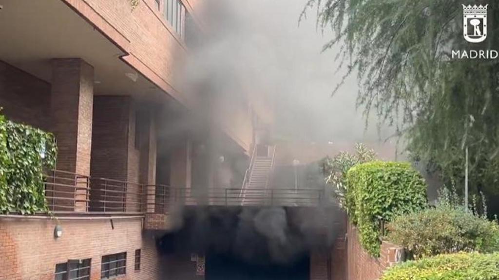 Incendio en Fuencarral